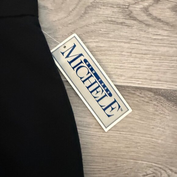 Michele Back Pencil Skirt Long Midi Sz 10 VTG Casual Career Chic Womens Fashion - Picture 7 of 11